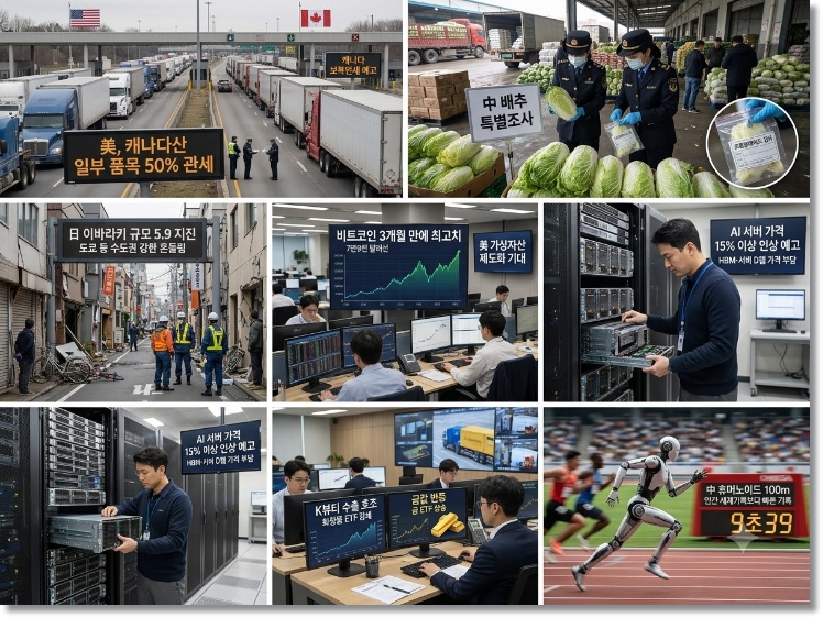 [국제동향] 美 50% 관세에 캐나다 보복 예고…日 5.9 강진·中 로봇은 ‘9초39’ - 산업종합저널 FA