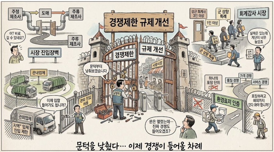 “닫힌 시장 문 연다”…공정위, 산업 곳곳 진입장벽 낮춘다 - 산업종합저널 FA