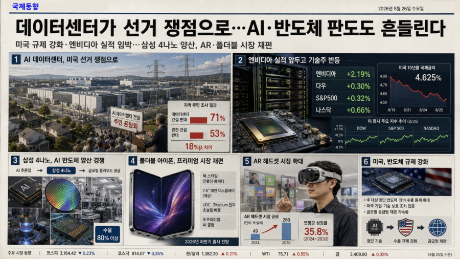 [국제동향] 데이터센터가 선거 쟁점으로…AI·반도체 판도도 흔들린다 - 산업종합저널 전자