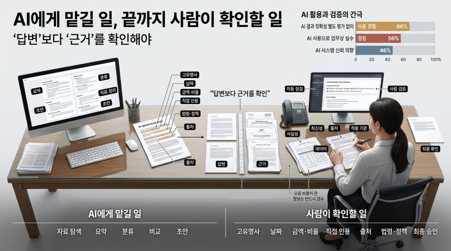 [AI 신뢰의 역설⑤] AI에게 맡길 일, 끝까지 사람이 확인할 일 - 산업종합저널 FA