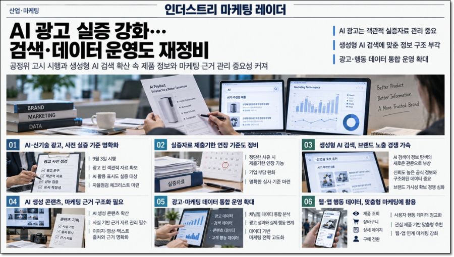 [인더스트리 마케팅 레이더] AI 광고 실증 강화…검색·데이터 운영도 재정비 - 산업종합저널 전자