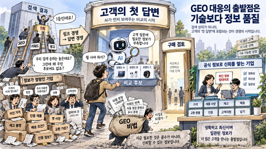 [AI 검색 시대 마케팅 재편 ①] AI 검색에 뒤처진 기업, 고객의 ‘첫 답변’에서 밀려난다 - 산업종합저널 FA
