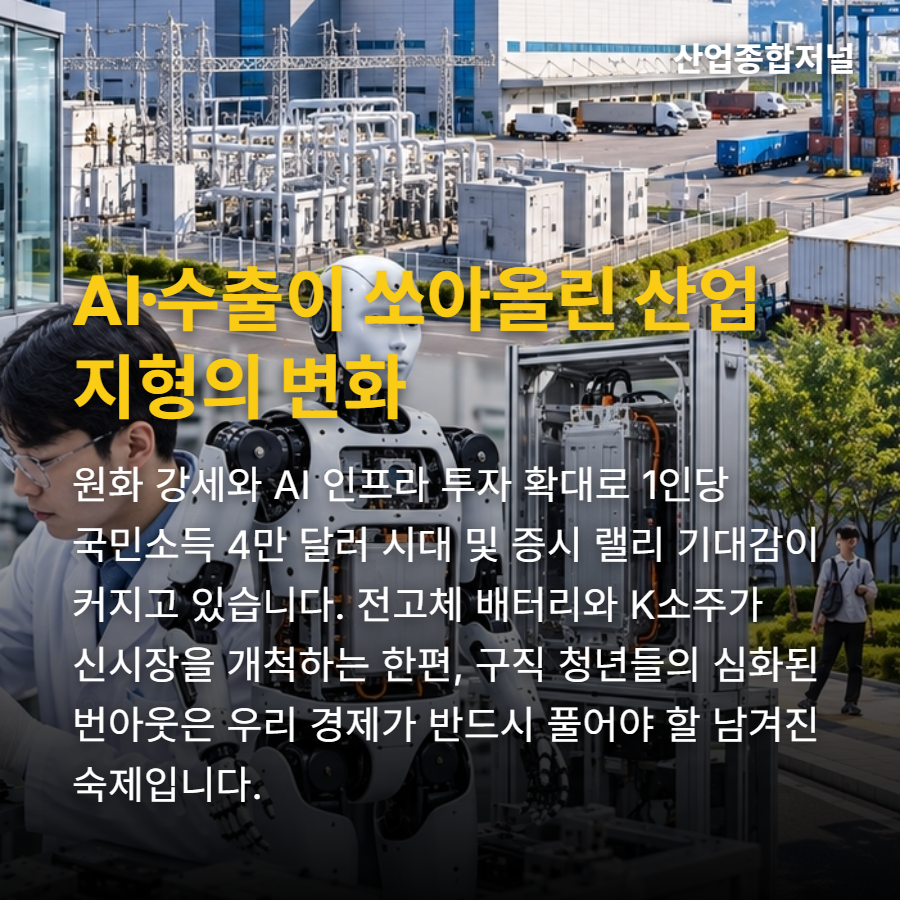 [산업종합저널 | INDUSTRY SIGNAL] AI·반도체·전고체, 수출과 기술이 바꾸는 산업 지형 - 산업종합저널 전자