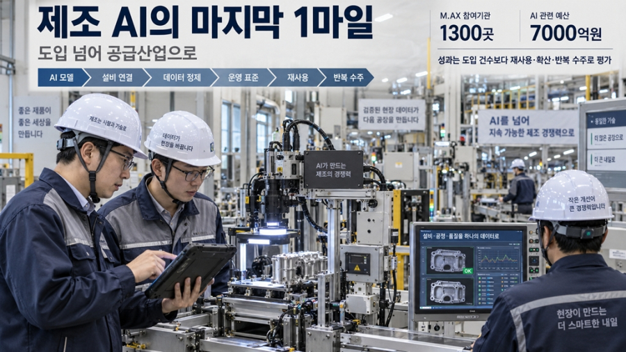 제조 AI의 ‘마지막 1마일’…도입 넘어 공급산업으로 - 산업종합저널 전자