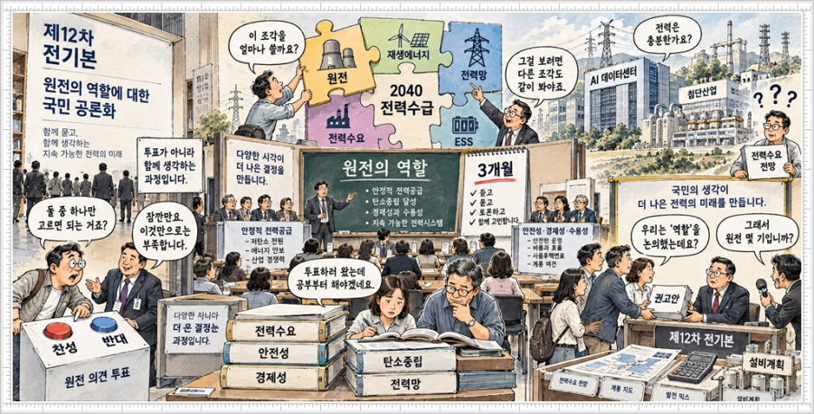 원전 역할 3개월 공론화…12차 전기본 정부안 확정 1∼2개월 늦춰져 - 산업종합저널 에너지