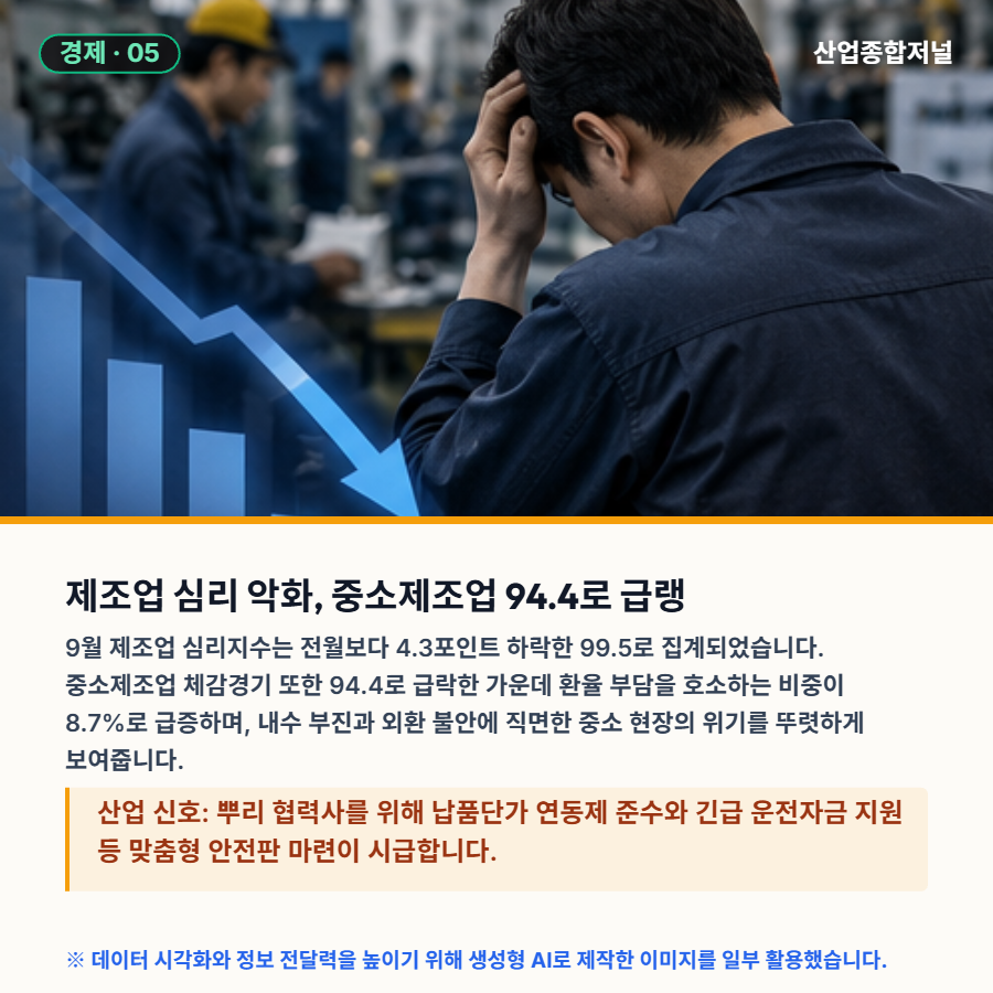 [산업종합저널 | INDUSTRY SIGNAL] 외환보유액 4,405억弗 축소 속 대미 수출 쏠림…글로벌 금리·환율 변동성 대응 분수령 - 산업종합저널 전자