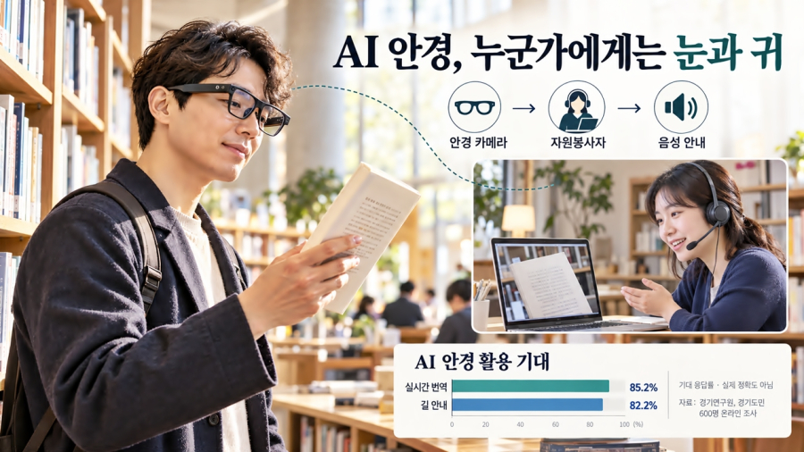 [AI 안경의 명과 암 ②] 누군가에게는 ‘눈과 귀’…시각 지원의 편익은 어디까지인가 - 산업종합저널 전자