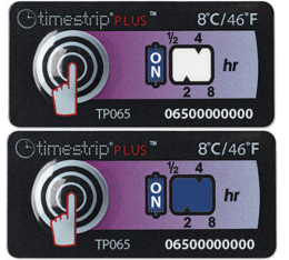 Timestrip PLUS (non-reversible temperature label) Product Image 2