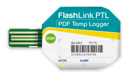 FlashLink® PTL PDF Temperature Logger(저렴한 일회용 온도 로거)