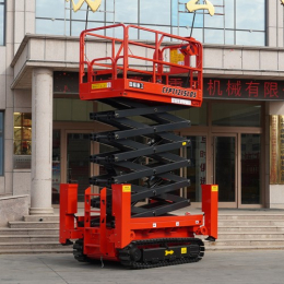 궤도식 수직 시저형 고소작업대, 고소작업차, 작업대높이 12M,  고소리프트 CFPT1215LDS 제품 이미지 2
