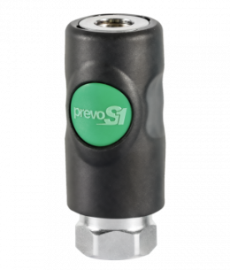 Prevost 암나사 연결형 에어커플러 (안전형) - 1/4 인치