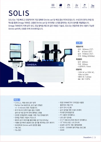 열박음장치가 결합된 SOLIS, HELIOS