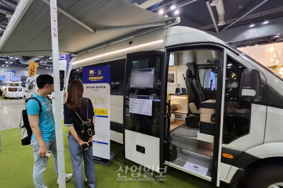 [오토살롱위크] 전기 캠핑카 'RUTA40', 실시간 관제로 배터리 안전성↑