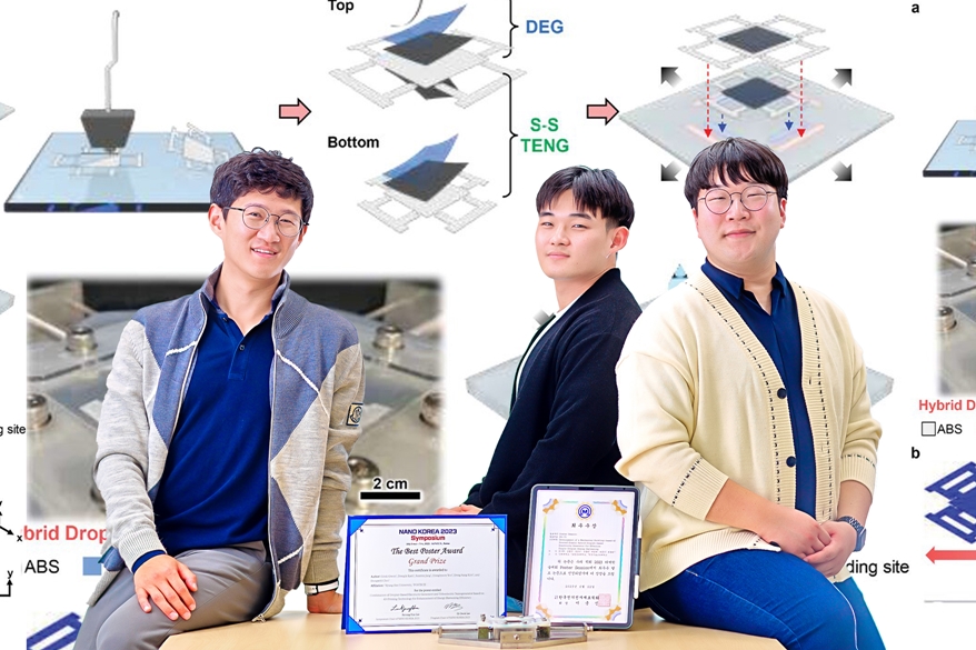 물방울로 전력 생산하는 통통 튀는 발전기 개발