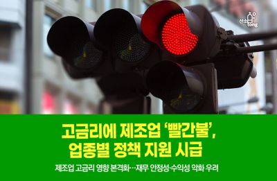 [카드뉴스]고금리에 제조업 ‘빨간불’, 위험 산업 정책 지원 시급