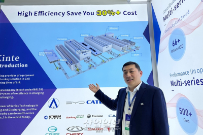 KINTE, 'Interbattery 2024'서 신에너지 리튬전지 기술 선봬