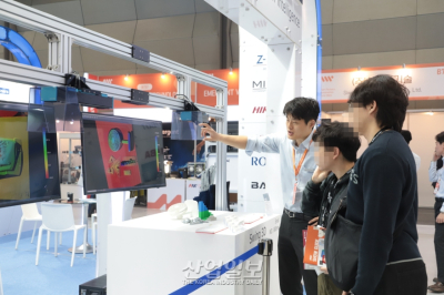 [스마트공장·자동화산업전]레이저 ‘슥’, 3D 이미지 ‘싹’…고속 3D 센서 등장