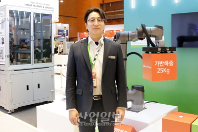 [스마트공장·자동화산업전]테크맨로봇, 비전 탑재된 협동로봇으로 한국시장 공략