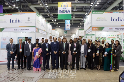 [포토뉴스][국제의약품·바이오산업전] 제약강국 인도, ICPI WEEK 맞아 전시장 방문