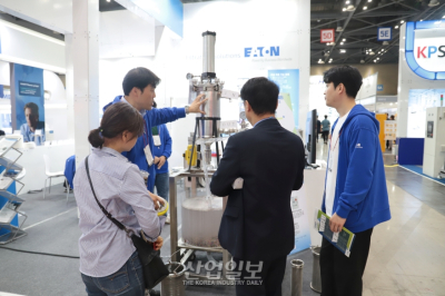 [국제화학장치산업전]알아서 이물질 빼내는 ‘자동세정필터’