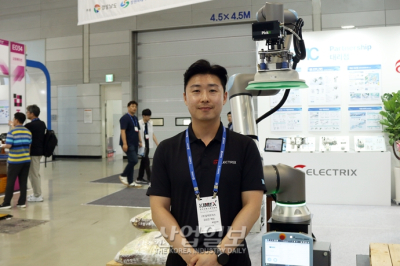 [한국국제기계박람회]일렉트릭스, 다양한 협동로봇으로 인간과 로봇의 공존 이뤄낼 것