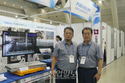 [한국국제기계박람회]에스디앤티, 대형 AGV 앞세워 물류자동화 시장 적극 공략