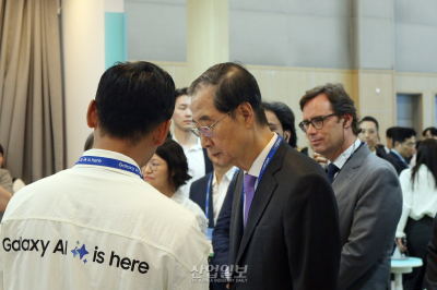 [기후산업국제박람회][포토뉴스] 한덕수 국무총리, 기후산업국제박람회장 방문