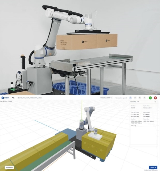 두봇(Dobot), 턴키 팔레타이징 솔루션 출시로 생산성 혁신 예고
