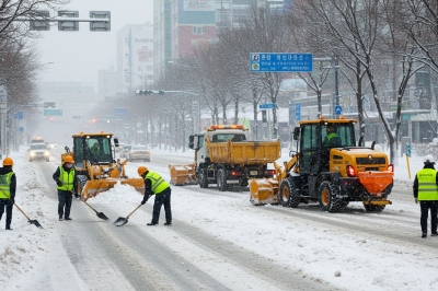 5일 새벽부터 많은 눈 예상… 제설 작업 선제 대응