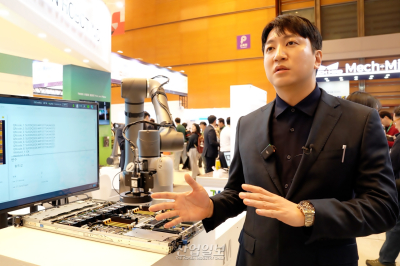 [AW 2025] 테크맨 로봇, 협동 로봇 신기술 ‘플라잉 트리거’ 공개