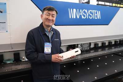 [BUTECH 2025] 위너시스템, ‘레이저 V컷팅 복합기’ 출품…절단·가공·V컷팅 공정 하나로