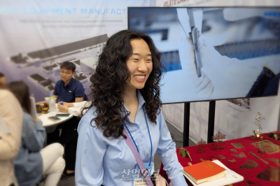 [BUTECH 2025] 금속 절단 샘플로 협력신호, 中 HWLEIC, 한국 시장 진출 노린다