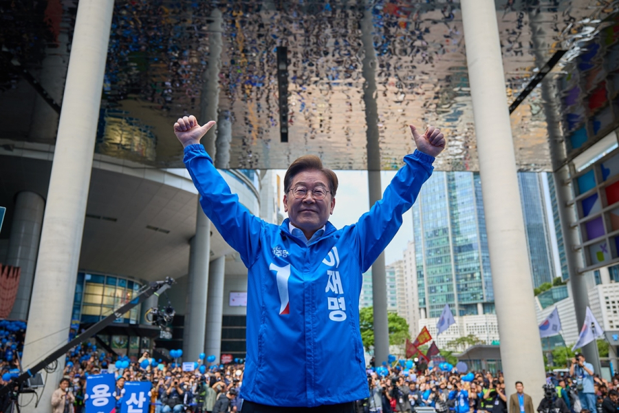 더불어민주당 이재명 후보, 출구조사 결과 득표율 51.7% 예측