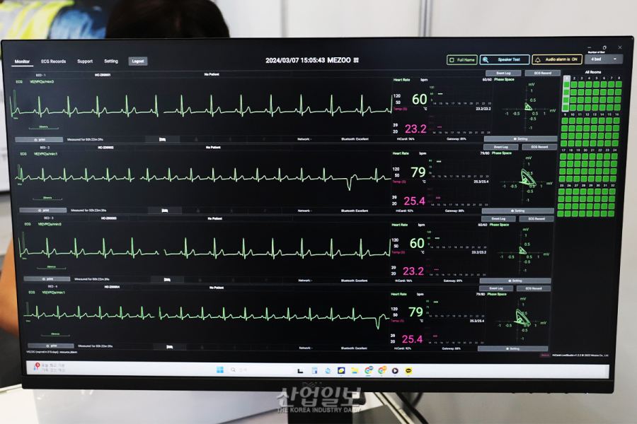웨어러블 기기로 현장 근로자 건강 실시간 확인