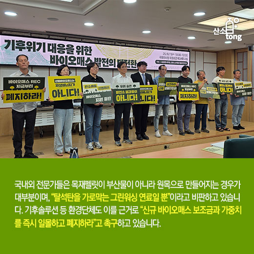 [카드뉴스] 바이오매스 ‘재생에너지’ 규정 갑론을박… ‘REC 보조금’ 도마 위