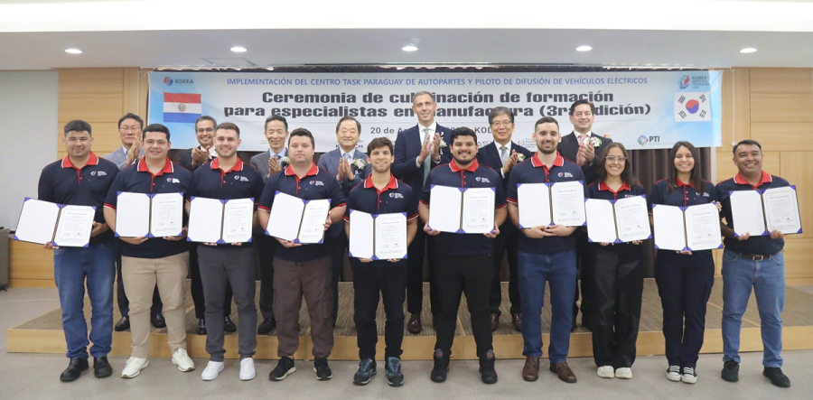 금형조합, 3기 파라과이 연수생 금형교육 과정 마무리