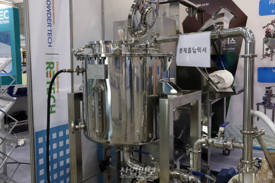 혜성피에스, 로터·스테이터 포함된 분체흡입믹서로 시장 공략