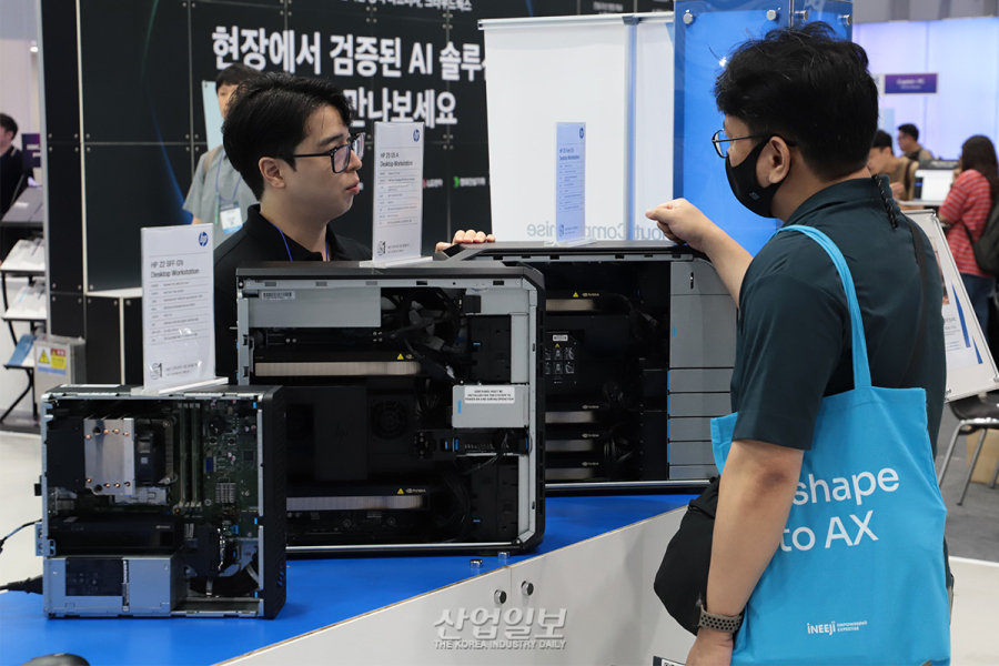 [산업AI EXPO] HP코리아, AI 개발 최적화 고성능 워크스테이션 선보여
