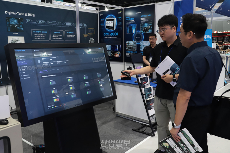 [산업AI EXPO] 엔텍시스템, AI로 산업용 모터 실시간 모니터링