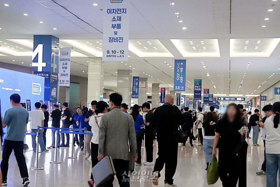 'K-BATTERY SHOW 2025' 개막…이차전지 산업 미래 기술 총집결