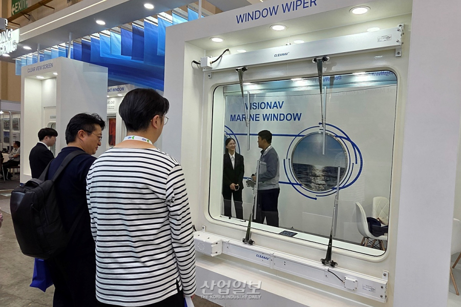 정공산업, ‘커튼 파킹’ 와이퍼·클리어 뷰 스크린으로 선박 안전 운항 지원