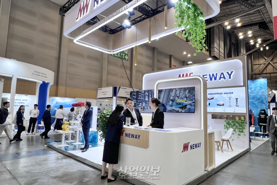 [KORMARINE 2025] 수소·LNG 잡아라… 中 뉴웨이, '극저온 밸브' 전면 배치