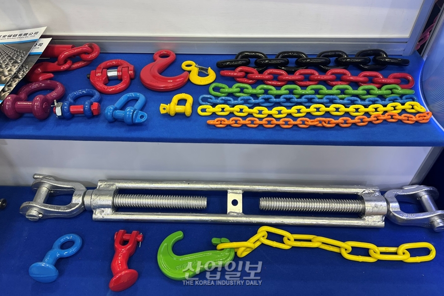 칭다오서 4일 내 납품… 中 YDST, 25톤 고강도 체인 앞세워 '韓 시장 첫선'
