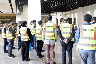 [포토뉴스]프리마파워, 중국 관계자들에게 한국 시장 도입된 장비 소개