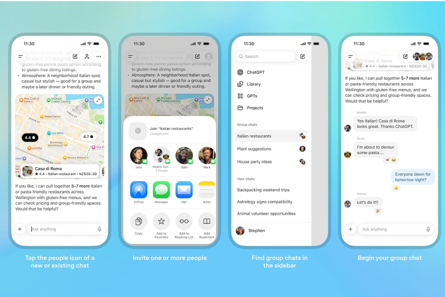 OpenAI, ‘GPT-5.1’ 공개하고 한국서 ‘그룹채팅’ 시범 도입
