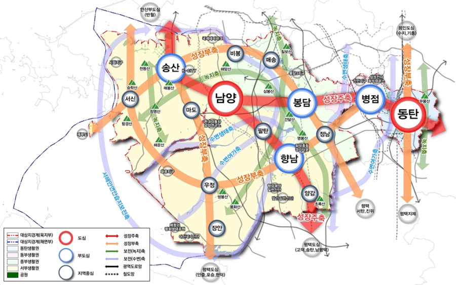 화성 도시기본계획 최종 승인… 인구 154만 명 목표