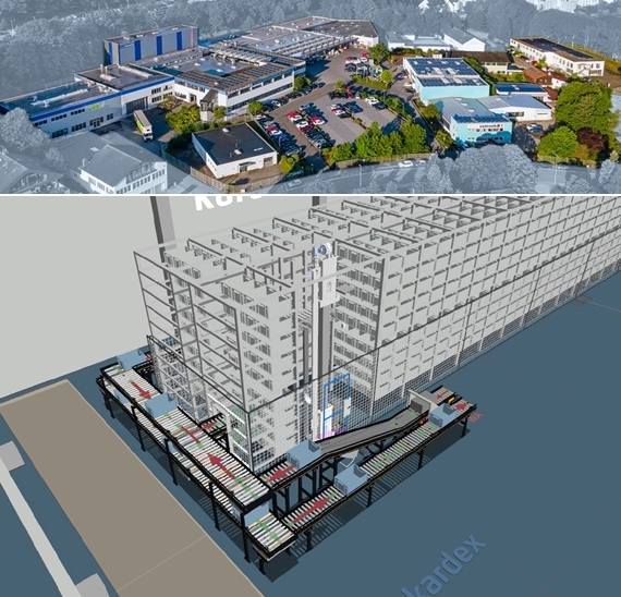 카덱스 Mlog, 獨 피셔 일렉트로닉에 소형 부품 셔틀 창고 구축