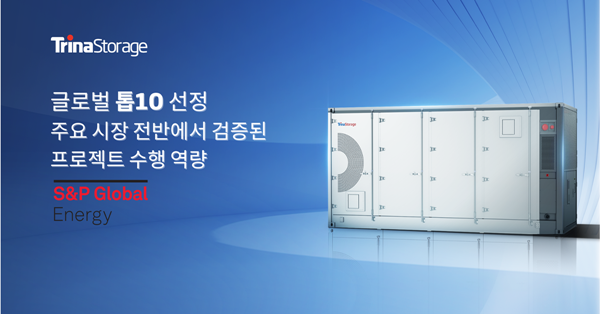 트리나스토리지(Trina Storage), 글로벌 BESS 8위 등극