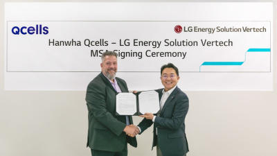 한화큐셀-LG엔솔, 美 ESS 시장서 ‘K-동맹’ 맺었다… 5GWh 규모 공급 계약