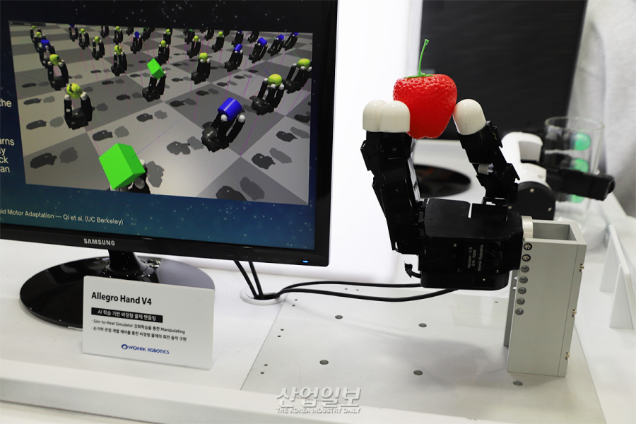 원익로보틱스, 알레그로 핸드 3종의 다양한 동작 시연